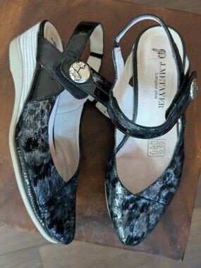 J. Metayer wide-fit shoes.